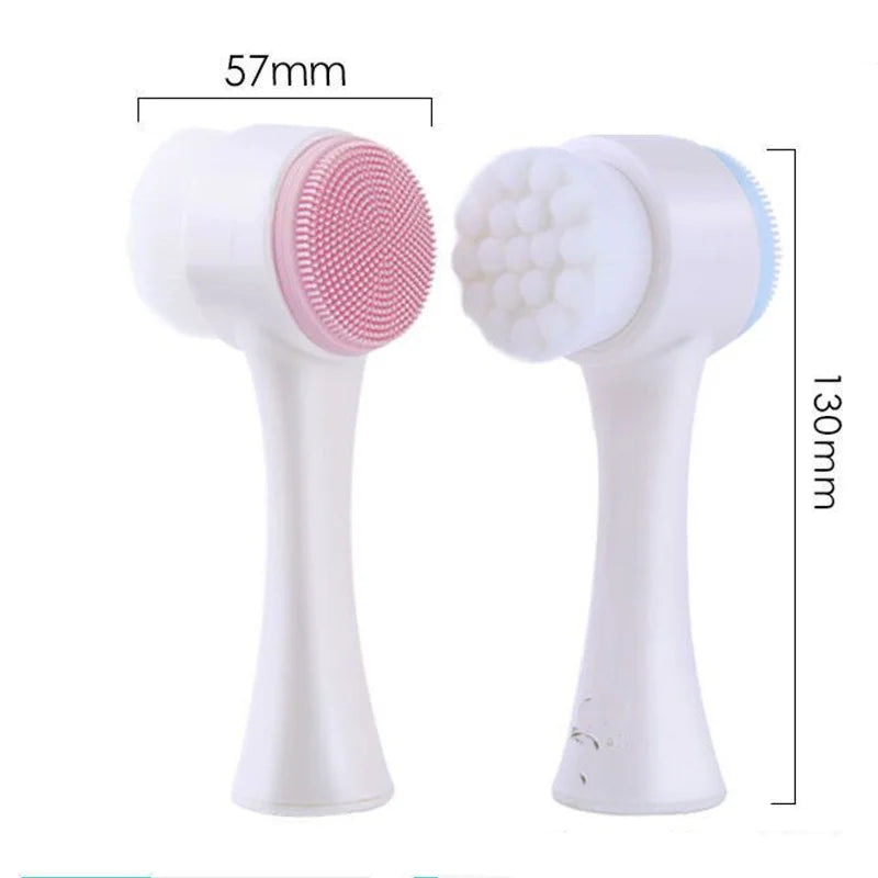 Brosse Nettoyante 3D Silicone Double Face